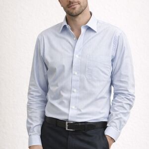 Brooks Brothers Blue Striped Men's Shirt